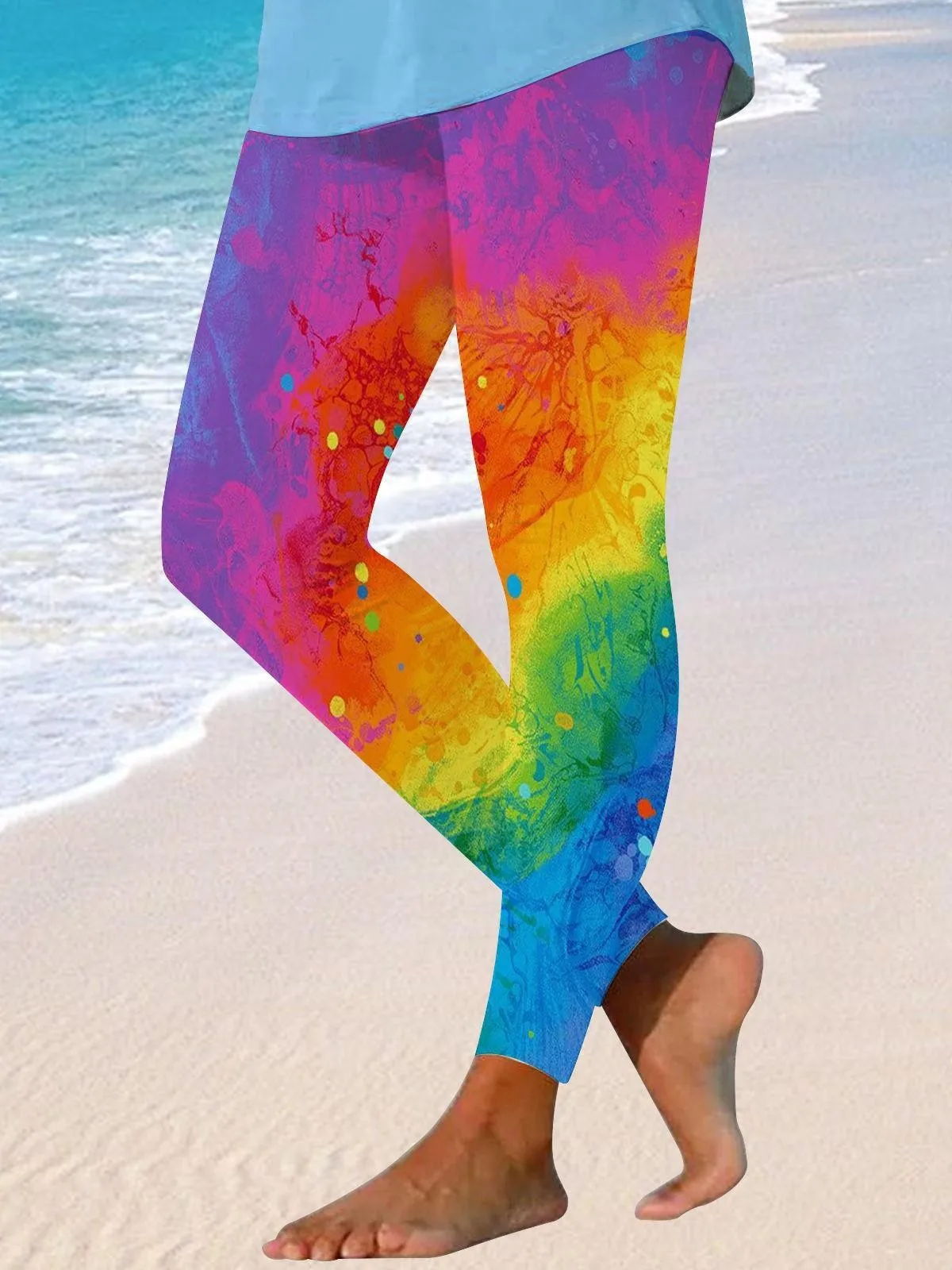 Color Sport Leggings Women 3D Printing Tights Yoga Pants Gym Leggin Ladies Seamless Leggins for Female Leginsy Sexy