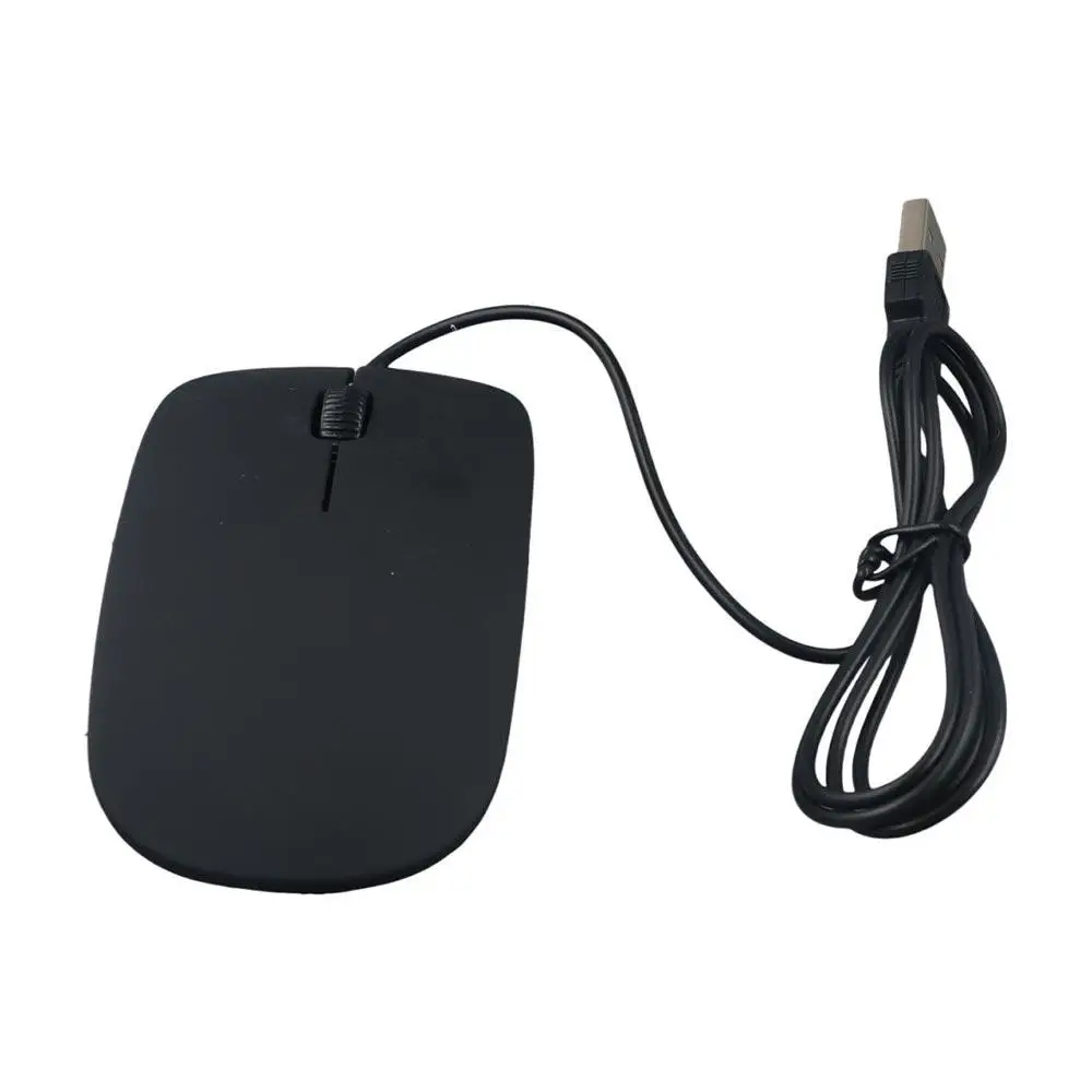 

For Pc Notebook Gaming Mouse Black White 1200dpi Ultra Thin Wired Mouse Optical Mouse Usb Wired Mouse Computer Mouse