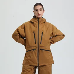 Gsou Snow Outdoor Sport New Winter Warm Men And Women's Snowboard Coats Waterproof Breathable Skiing Jacket Snowboard Wear Wear