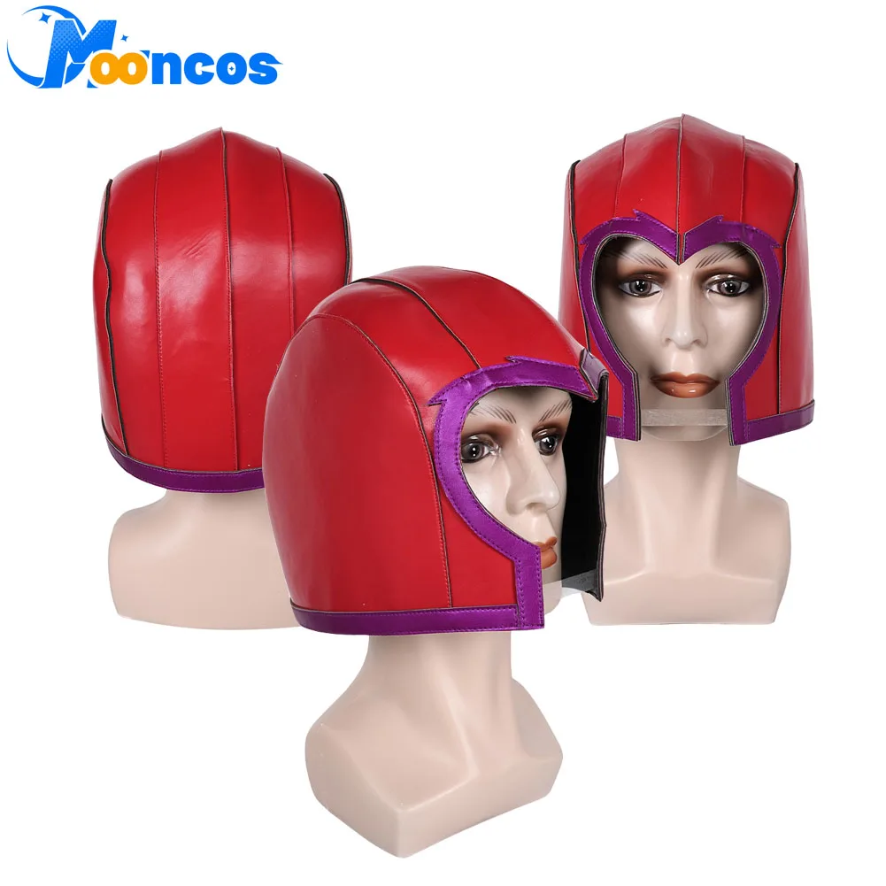 Verkleidung Magneto Cosplay Fantasy Maske Film X Super Bösewicht Kostüm Zubehör für Männer Helm Halloween Karneval Party Kopfbedeckung