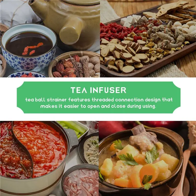 AEE6-Tea Infusers For Loose Tea, Stainless Steel Tea Strainer, Extra Fine Mesh Tea Diffuser For Brewing Tea, Spices