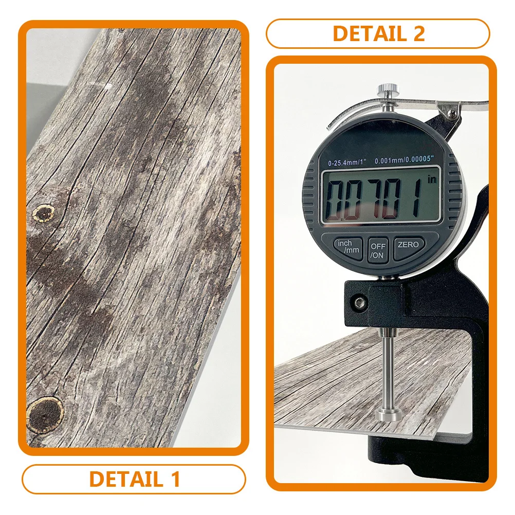

9Pcs Waterproof Peel and Stick Tile Stickers Eva Wood Grain Wall Tile Decals for Kitchen Bathroom Living Room Removable Stickers