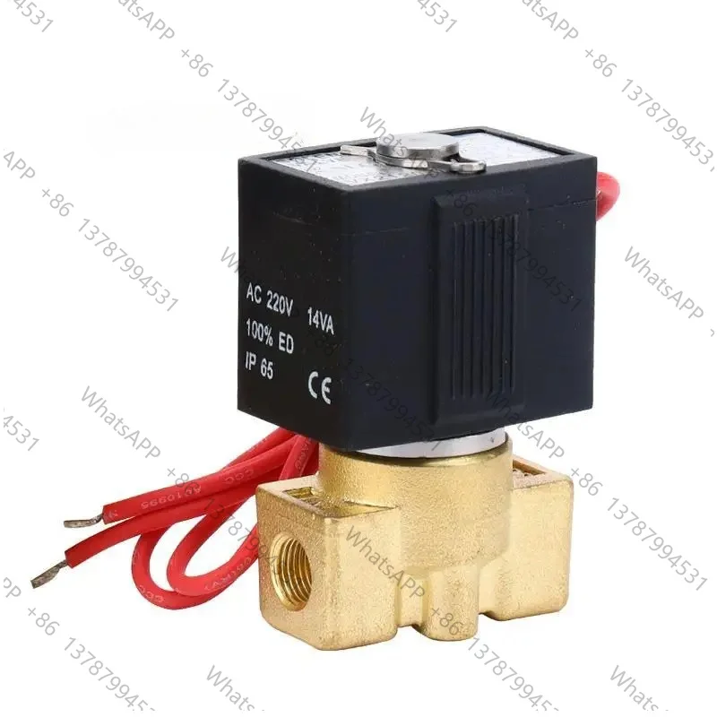 VX2120 G1/2 1/4 3/8 Brass Solenoid Valve 2 way 2 position Air Steam Water Valve Normal Close SMC Type