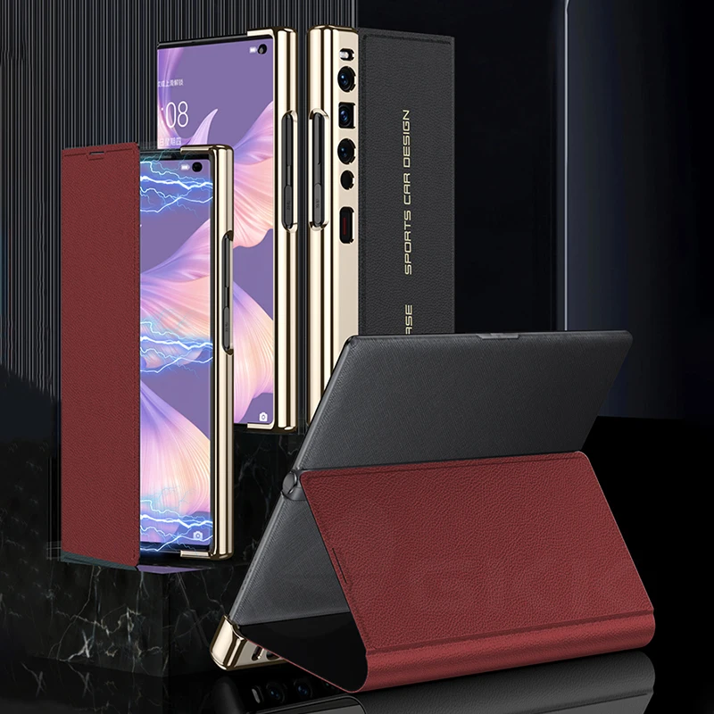GKK Huawei Mate XS2 Flip Case Leather Magnetic Stand