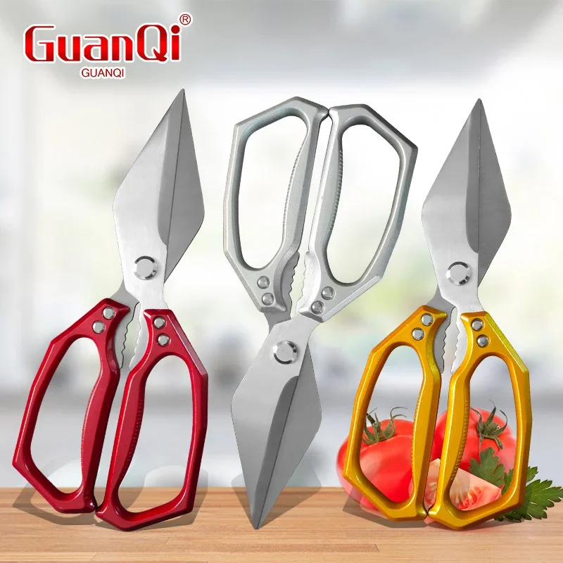Multifunctional Household Strong Chicken Bone Food Scissors Heavy-Duty Cutting Kitchen Shears Stainless Steel Kitchen Specific