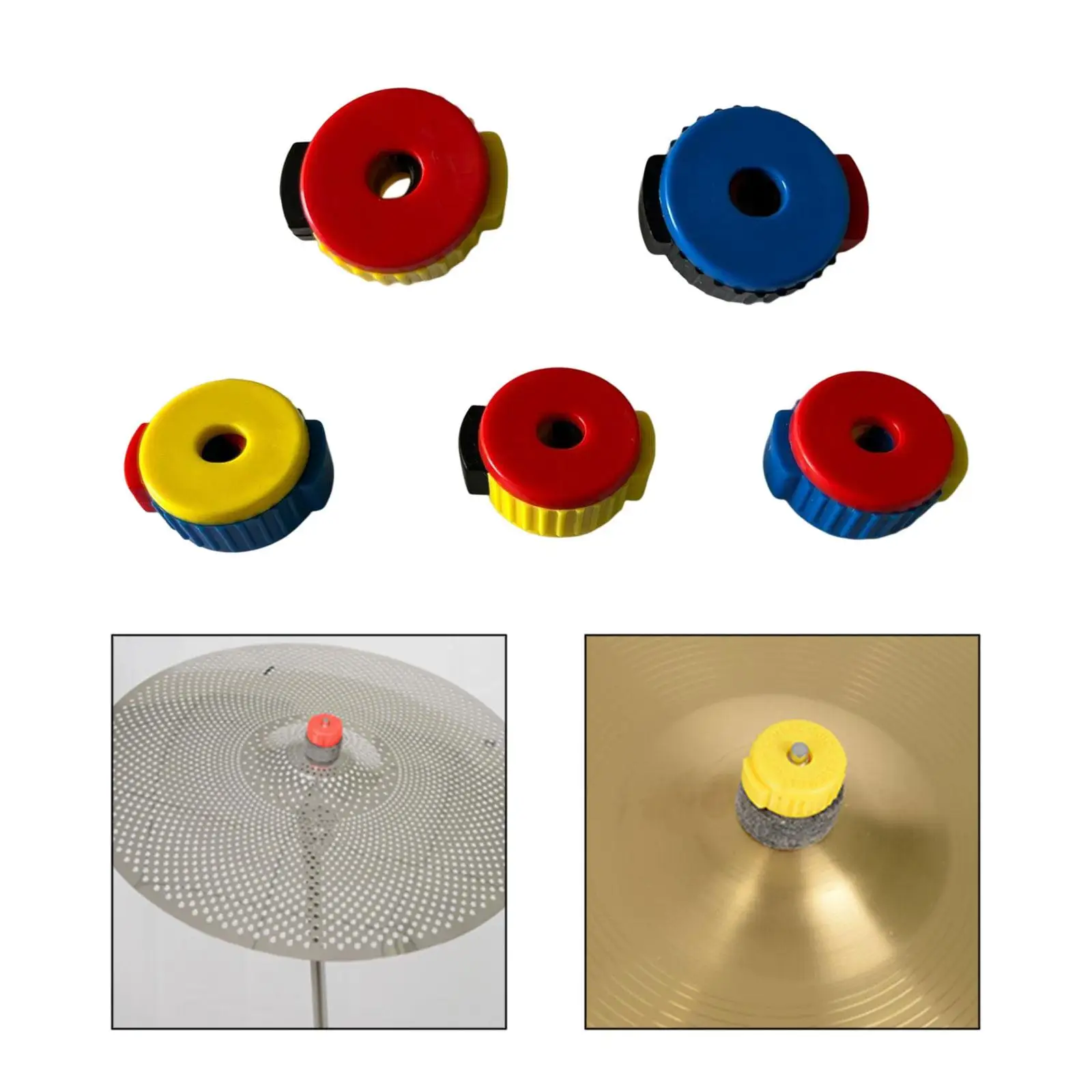 5x Drum Quick Release Nut Cymbal Installation Nut Upgrade Ersatzteilzubehör