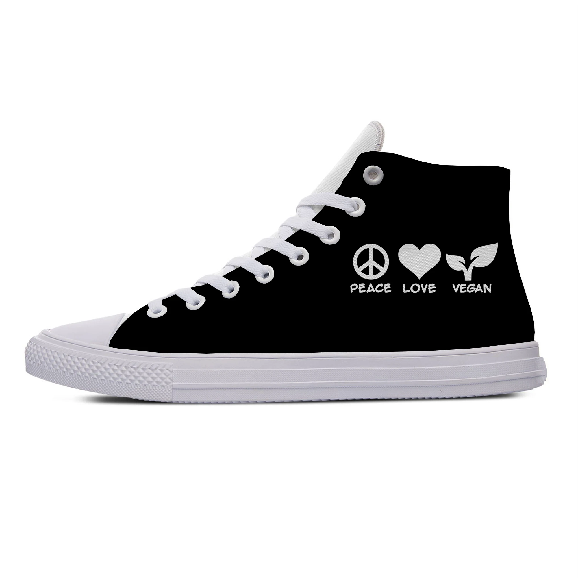 Peace Love-Zapatillas deportivas para hombre y mujer, zapatos informales, transpirables, ligeros, para verano