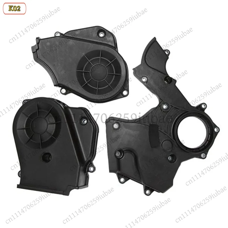 BK_1 PCS Timing Belt Cover Black Plastic For Oprius VQ Santa Fe Azera 2.7L 21350-3E000 21360-3E000 21370-3E000