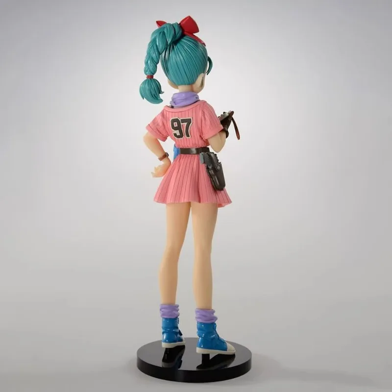 Dragon Ball Kindheit Bulma Figur Animation Zweidimensionale Schöne Mädchen Modell Spielzeug Desktop Chassis Ornament Geschenk