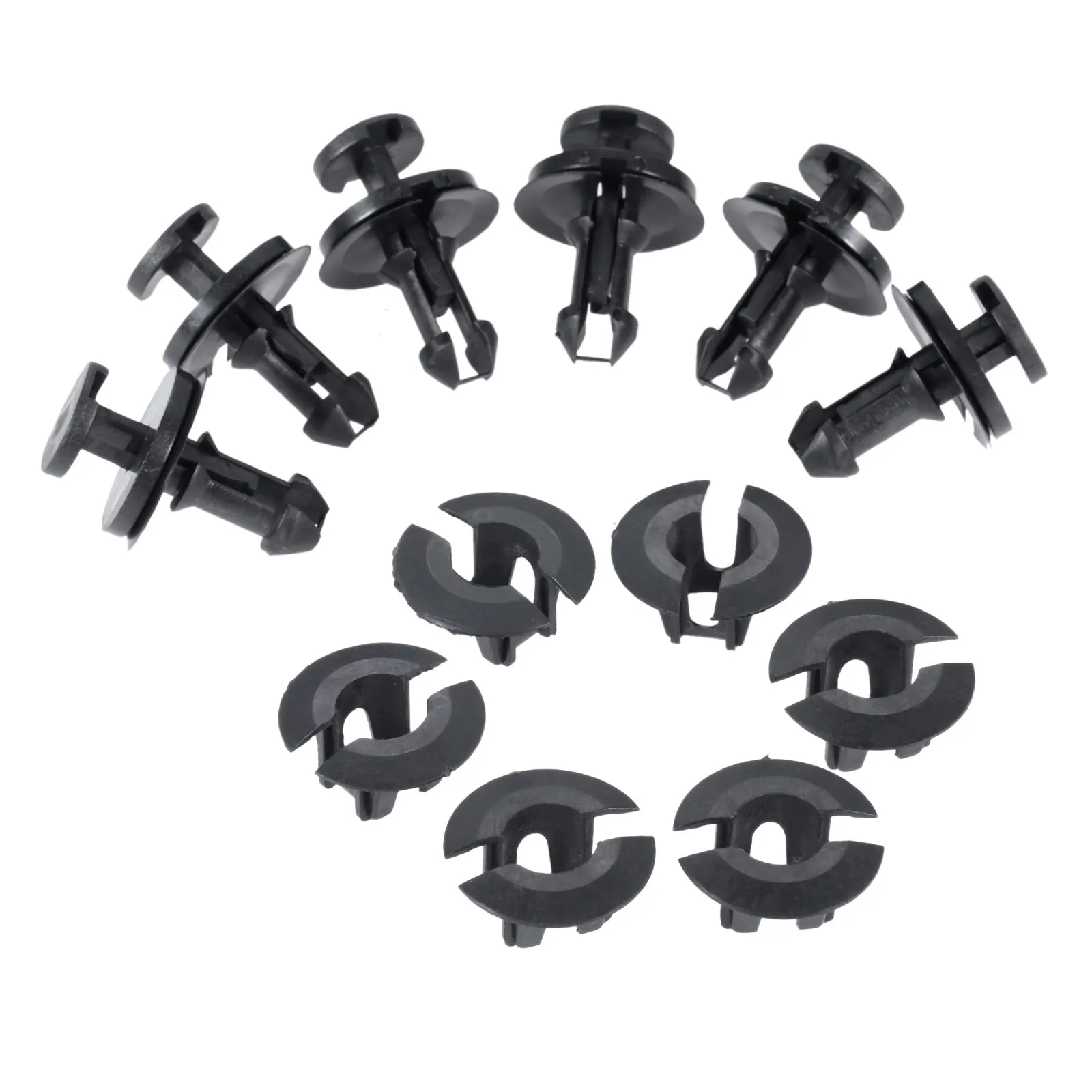 

15 Sets Car Front Air Dam Airdam Deflector Retainer Clips Fit for GMC Sierra Chevrolet Silverado Replaces 15733971, 15733970