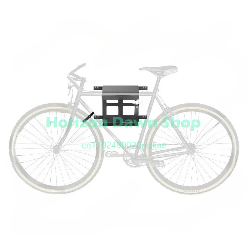 Bicycle Wall Rack with Shelves and Hooks Horizontal Indoor Bicycle Rack Garage Home
