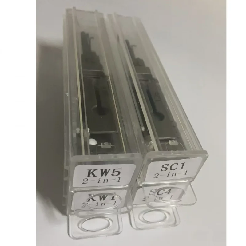 Lishi 2 in 1 Tool SS001 SS002 SS002R pro R52 KW1 KW5 SC1 SC4 SC20 M1/MS2 AM5 R52L Locksmith Tool work on Home Door Civil Locks