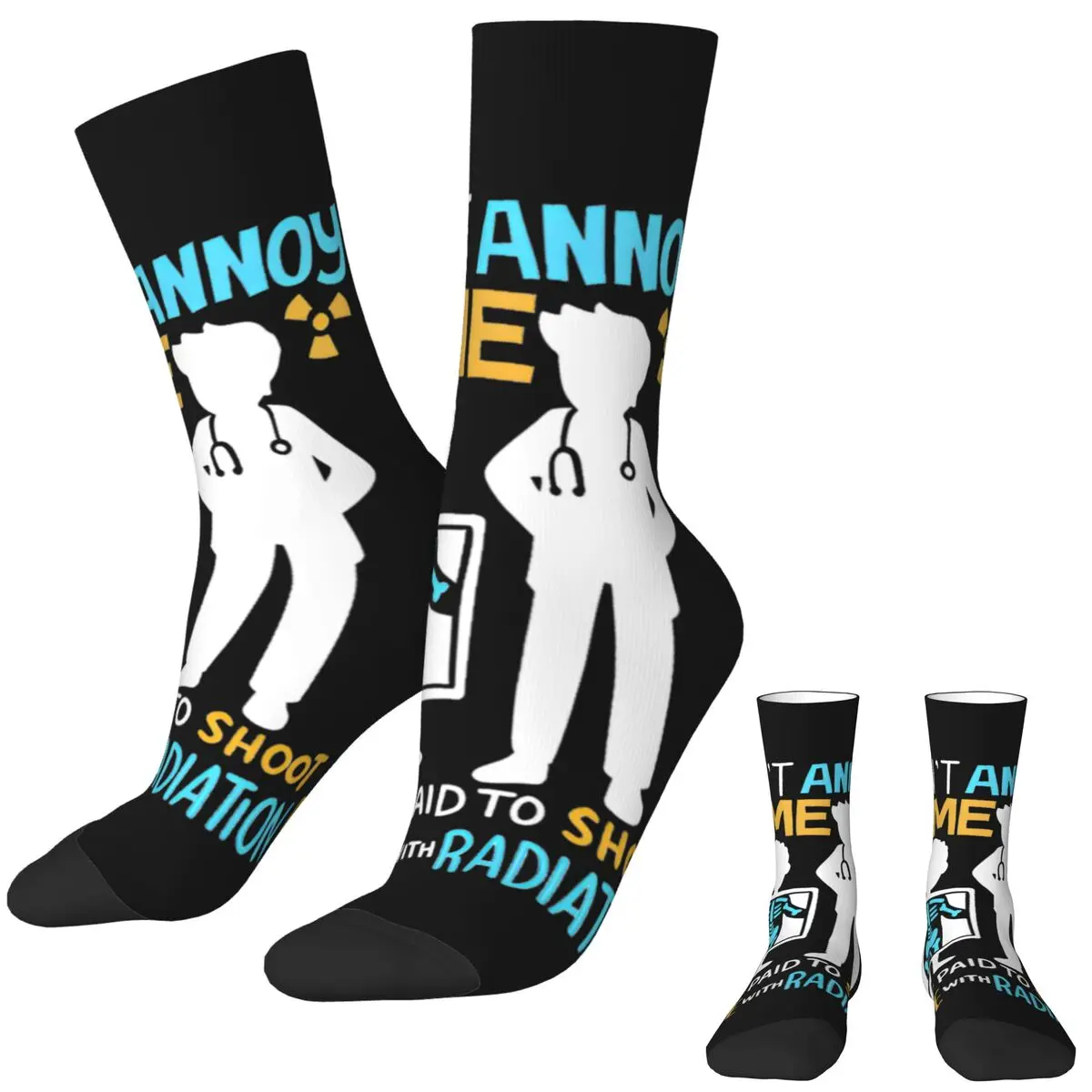 Dnot Annoy Me Radiology Radiologist Gift Stockings Design Modern Socks Autumn Anti Skid Socks Adults Men Running Breathable Sock