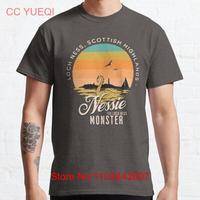 Nessie The Loch Ness Monster Retro Vintage Sunset Design Classic T-Shirt