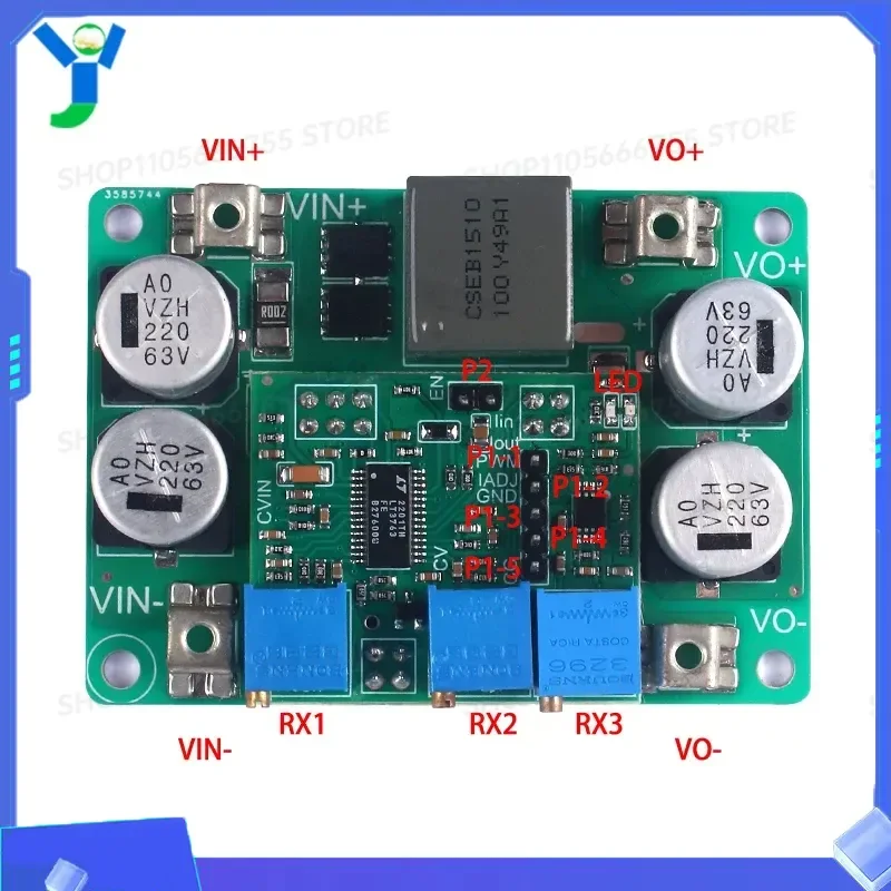 1000W 24A High Power Step Down Module Adjustable Power Supply Board Constant Current Voltage Input 5-58V Output 1.5-56V