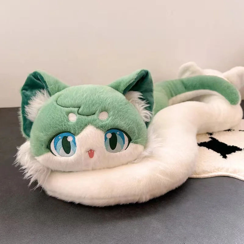 Cuddly Meow Snake Anime Plush Toy Available in 14 50 80 Sizes Cute Stuffed Animal Ideal for Christmas Thanksgiving