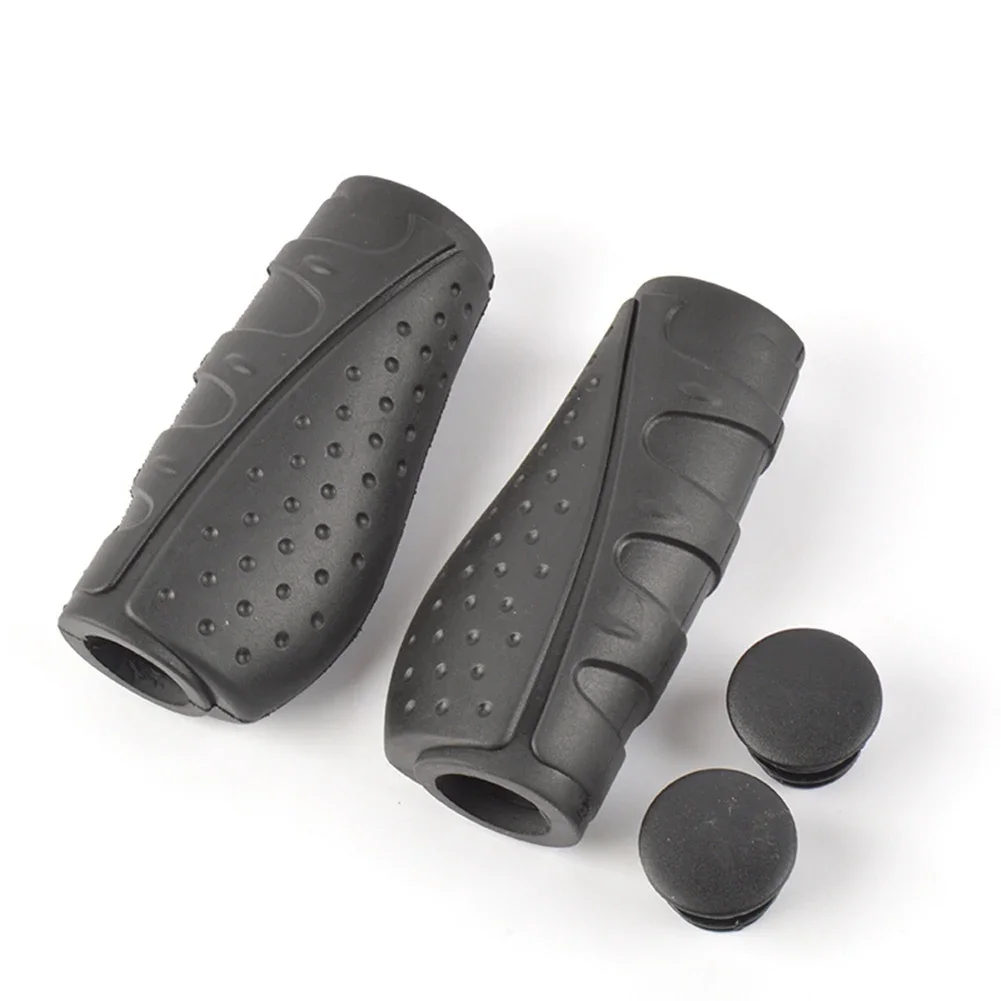 1 Pair Mountain Bicycle Folding Bike Long Short Lock Handlebar Grips Shift Handle Cover Sleeve Bicycle Handlebar Bike Parts