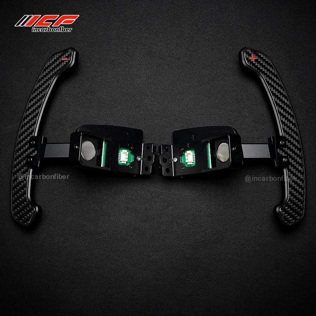 ICF Colored Aluminum Alloy Magnetic Shift Paddles for Porsche 992 GT3 Steering Wheel Shift Paddles Magnetic Attraction Function
