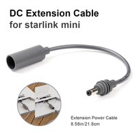 For Starlink Mini DC Extension Cable Female to Male Plug Waterproof Power Converter Adapter Hole Extender