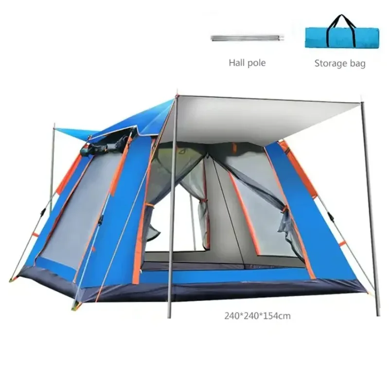 

Foldable Automatic Portable Pop up Outdoor Custom Pop up Traveling Canvas Dome Camping Tents for 6 Person
