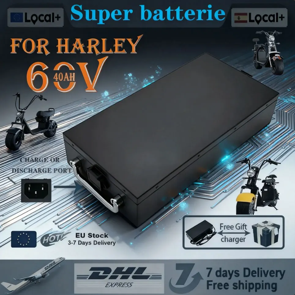 Image of 60V 30Ah Elektromotorrad-Batterie Wasserdichter Lithium-Ionen-Akku für Energiespeicherung