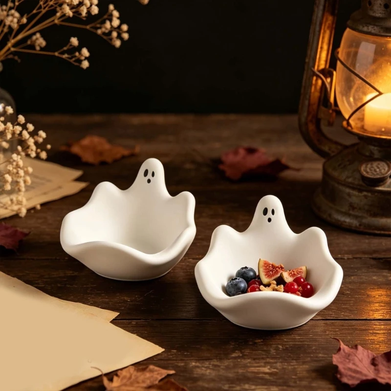 Silicone Casting Mold for Specter Bowl Projects, Rinse-Cleaning Form for Resin or Plaster Halloween Crafts, Storage, and