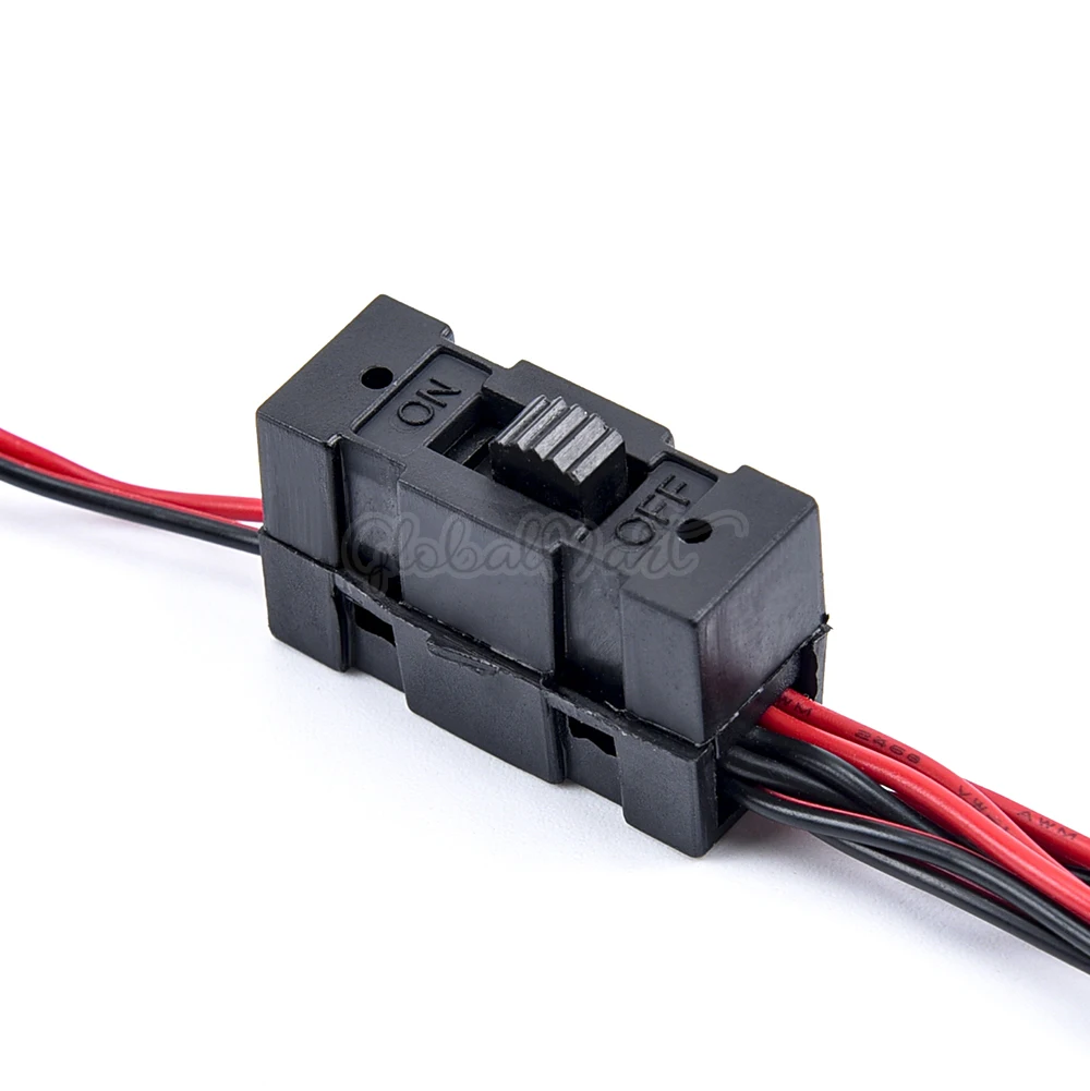 3-way / 4-way مصباح ليد سبليت تشغيل/إيقاف تحكم التبديل Y سلك كابل الخائن ل 1/10 TRX -4 SCX10 RC النفط/الترام/تسلق الزاحف #4