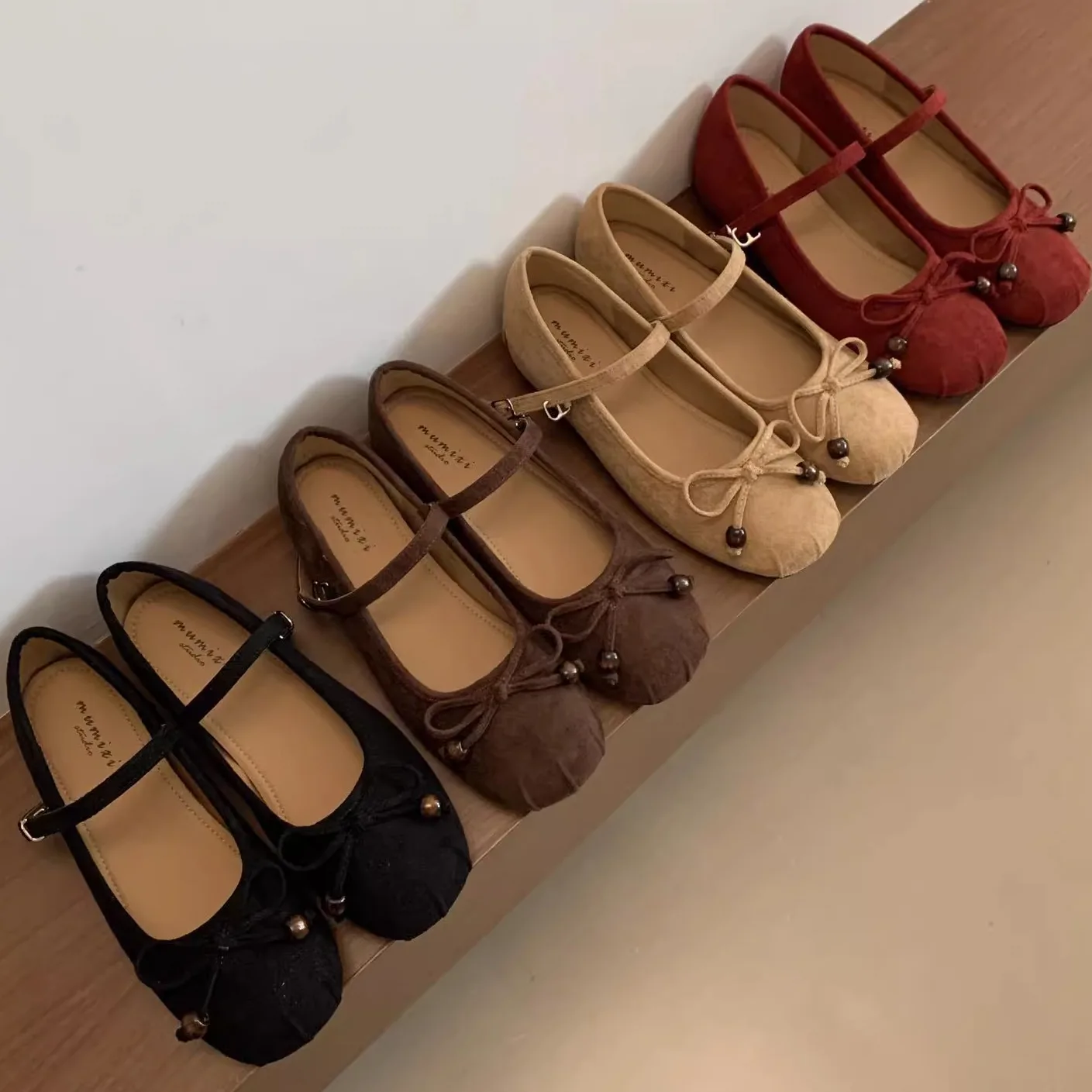 靴女性-2026-ファー付きローファー-ボウノット-バレエ-フラット-モディス-女性用靴-オールマッチ-新しいスリッポン-バタフライ-バレリーナ-キュート-dr