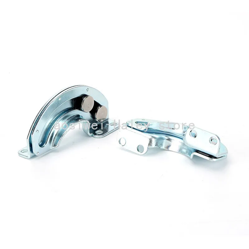 Bisagra oculta de 90 grados, equipo Industrial, puerta de gabinete, límite deslizante de acero al carbono, bisagras fijas, herrajes para muebles, 2 uds.