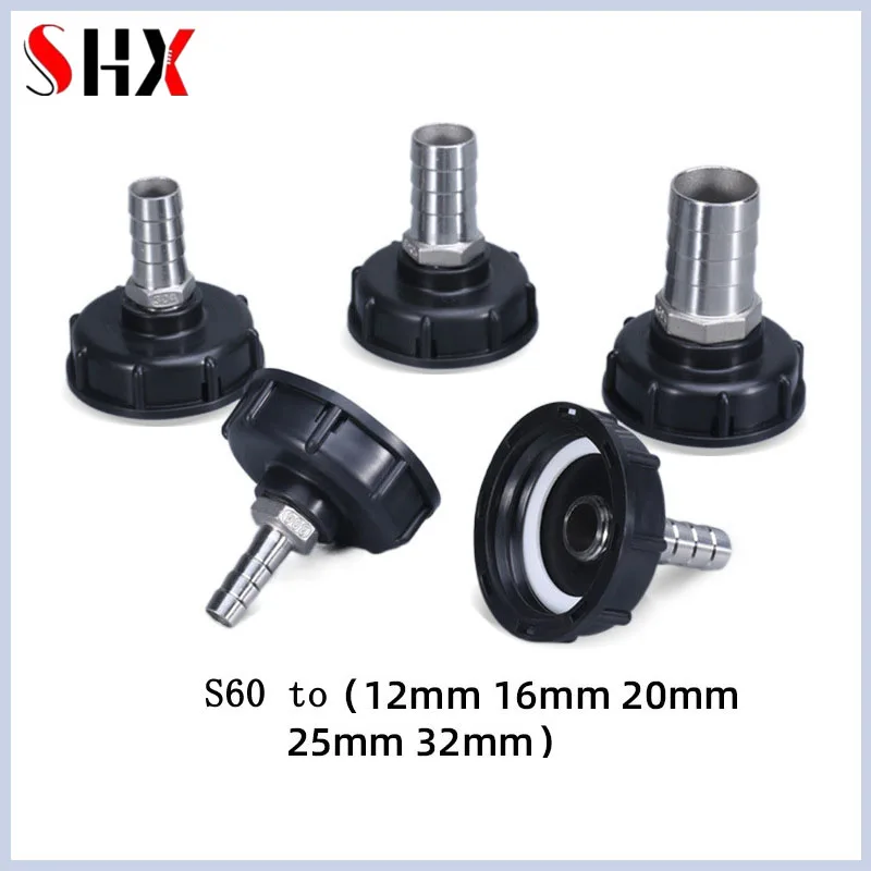 

304 Нержавеющая Сталь IBC резервуар клапан водопроводные соединения редукционный адаптер тонна ведро смеситель фитинги