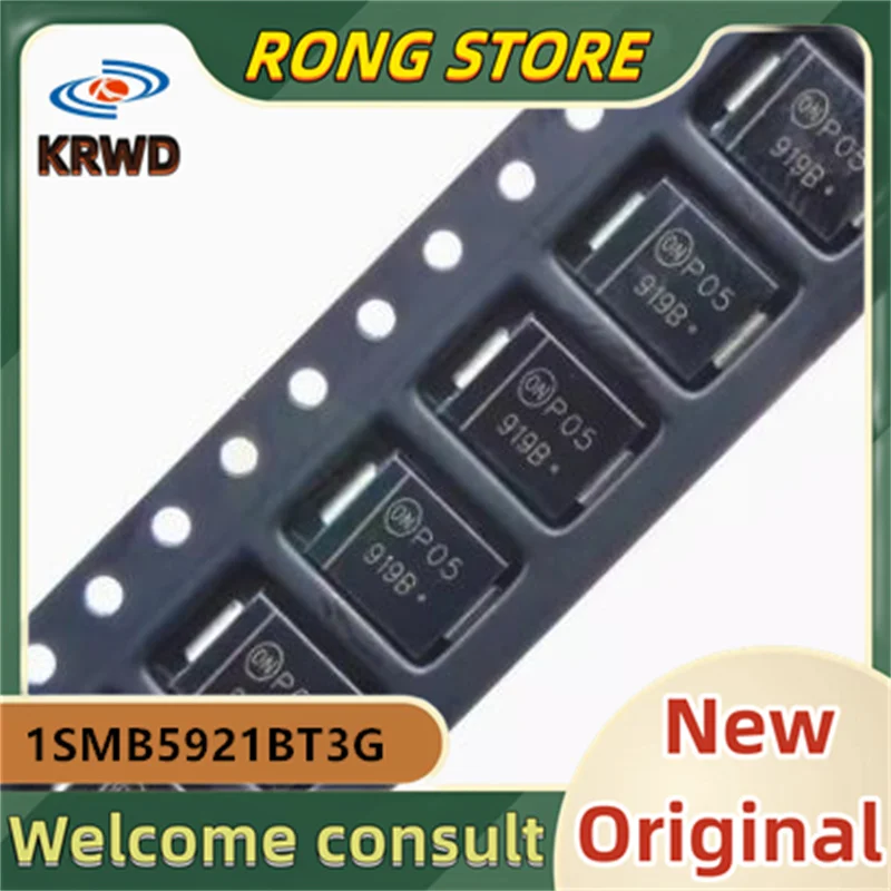 رقاقة IC أصلية ، 921B 92I8 1SMB5921BT3G 1SMB5921 SMB ، جديدة ، 30 ma