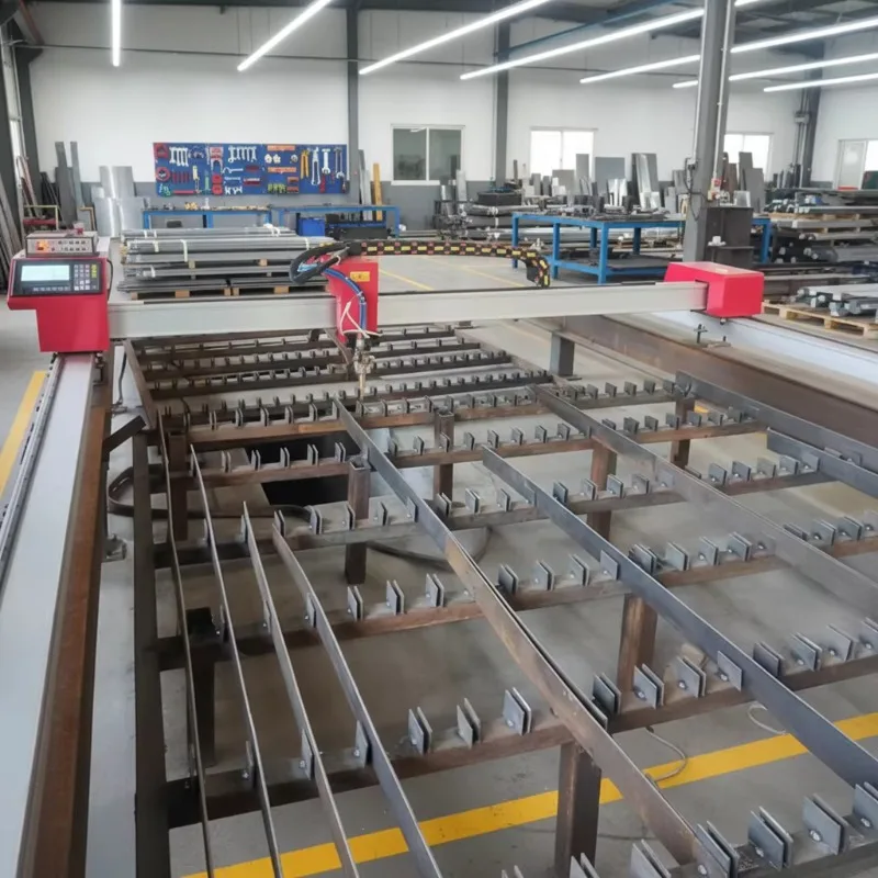Industrial Gantry CNC Plasma Cutting Equipment For Thick MS SS Aluminum Sheet Cutting Custom Power Supply