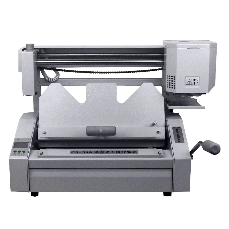 For Ruanshi CS-30A Wireless Glue Binding Machine A4 Tender Documents Thesis Books Texts Hot Melt Glue Binding Machine