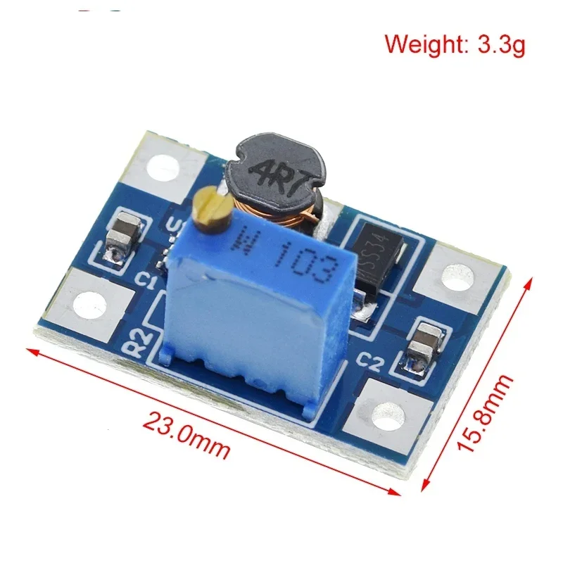 1/5/10/20 pcs DC-DC 1/5/10pcs  SX1308 DC 2-24V to 2-28V 2A Step-UP Adjustable Power Module Step Up Boost Converter
