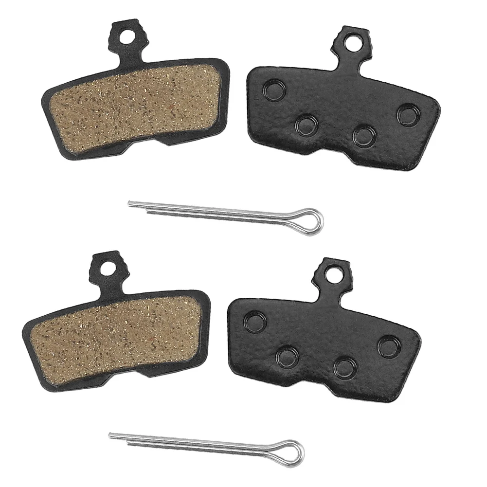 4Pair Semimetallic Bicycle Brake Pads with Cooling Disc Technology for SRAM Code R 2011 2014 DH Four Piston Disc Brake System