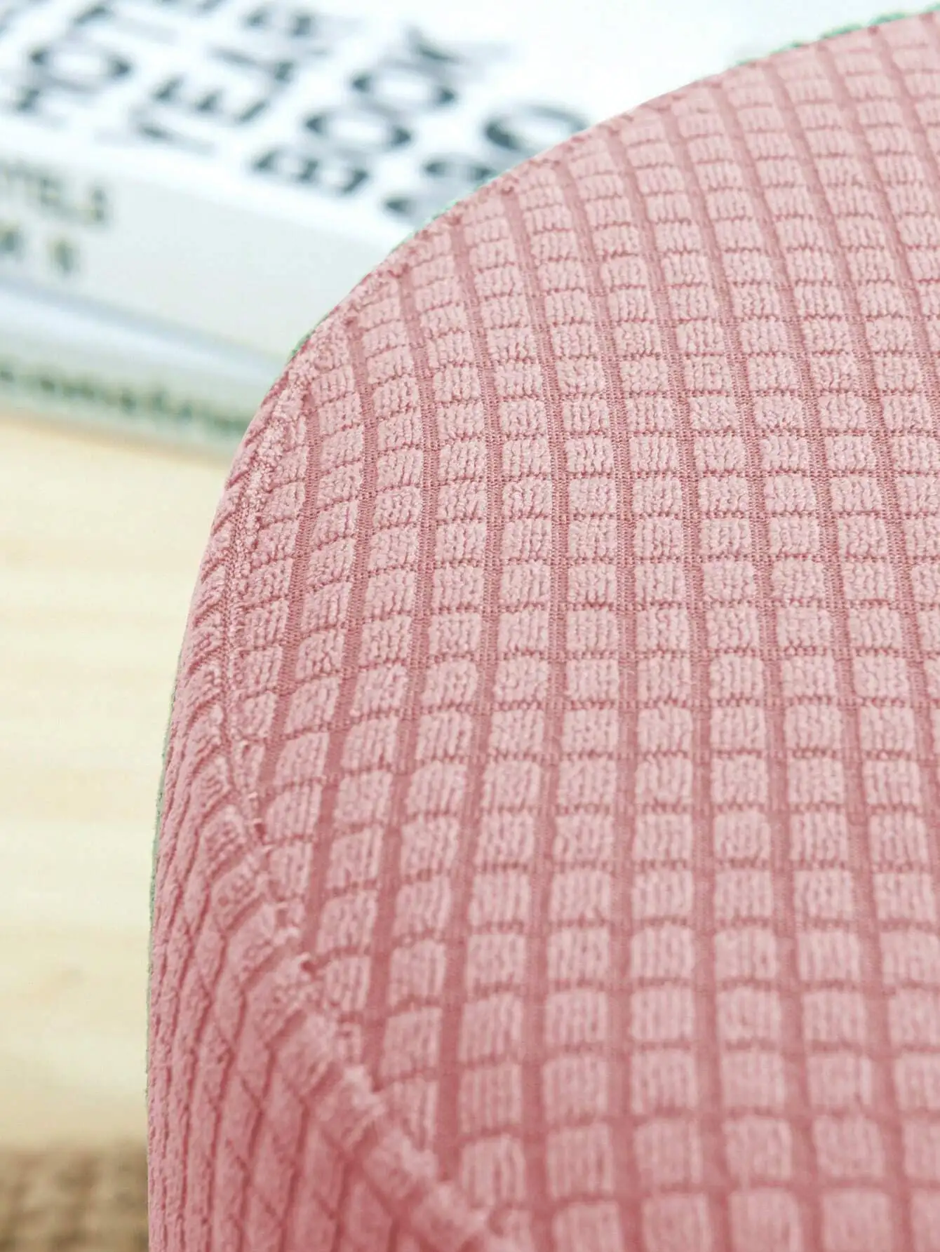 Water-Resistant Plaid Pattern Small Cylinder Stool Cover Cobertora para lavadora Anti vibration pads Rubber demper e step