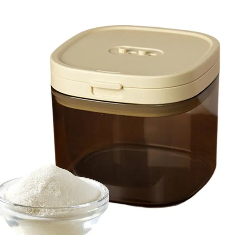 Milk Powder Dispenser Portable Storage Tank Formula Holder Sealed Formula Holder Large Capacity Kitchen Organizer for Flour
