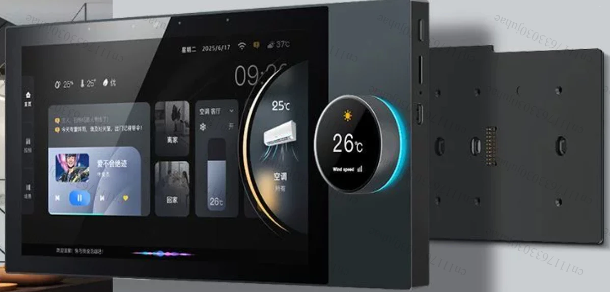 2025 TUYA 6-Inch Rotatable Touch Screen Android Smart Home Control Panel Multi-Function Zigbee WiFi Smart Panel System IPS App