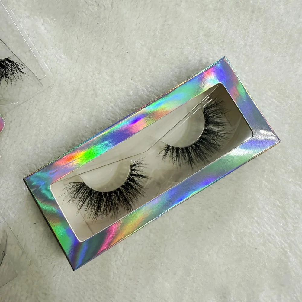 Wispy Mink Eyelashes Bulk Eyelash Mink Lashes Clear Band Mink Eye Lashes Wholesale 10 pairs