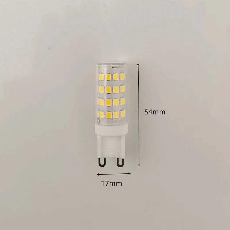 Imagem -05 - Milho Cerâmico Lâmpada Led Lustre Pendente Lâmpada de Parede Branco Natural 5w Acdc 12v 24v 48v g4 g9 E14 3000k 4000k 4500k 6000k Peças