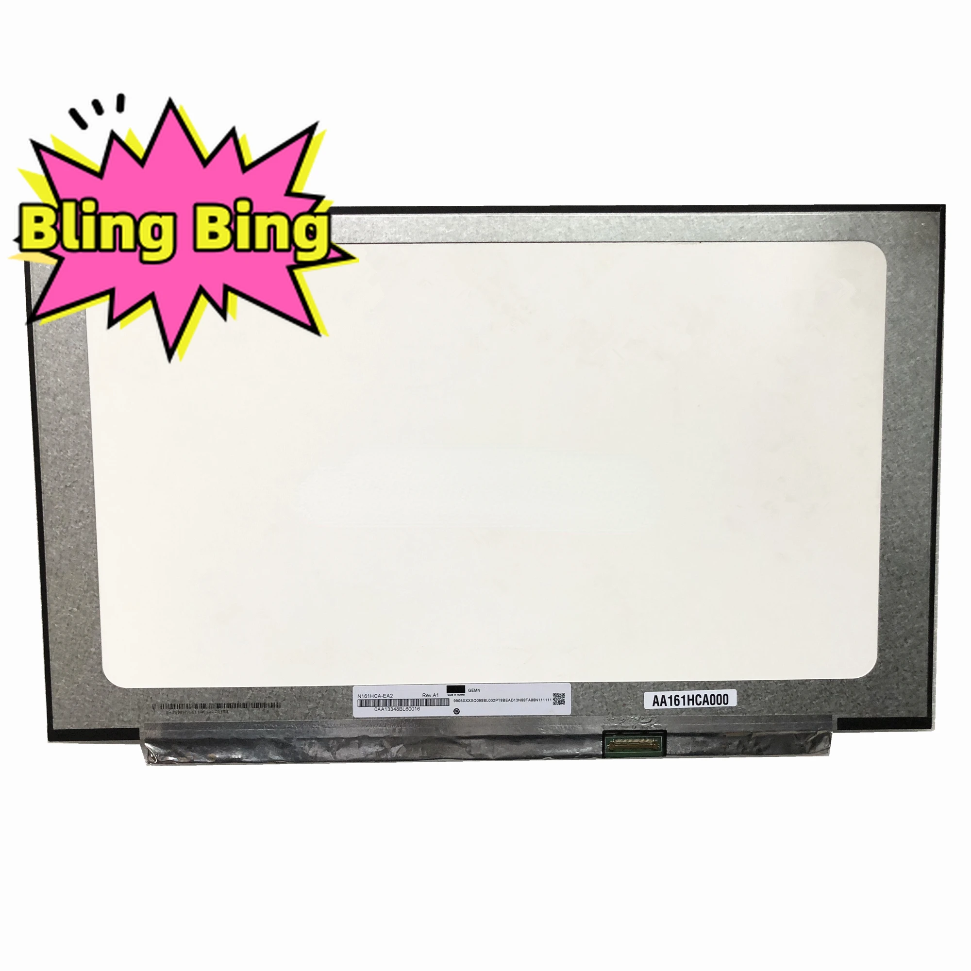 

N161HCA-EA2 Rev A1 fit N161HCA-EA3 Rev.C1 N161HCA-EAC Display 1920*1080 EDP 30 Pins 16.1" IPS FHD LCD LED Panel