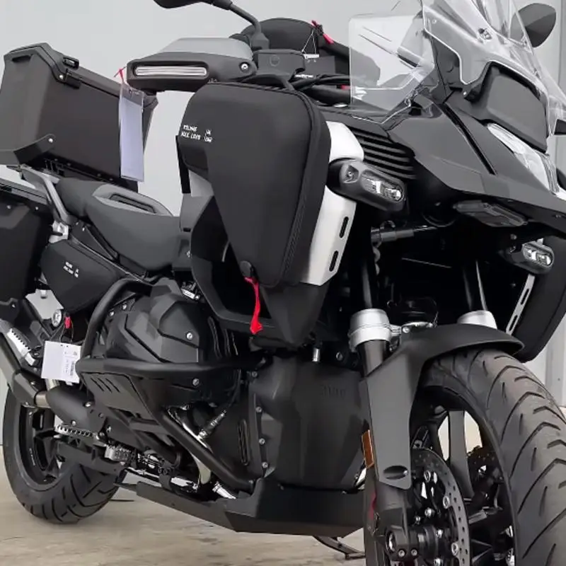 All Season Use Motorcycle R1300GS Adventure Radiator Cowl Bags Left Right Side Fairing Storage Bags for Outdoor Motorbike Touri