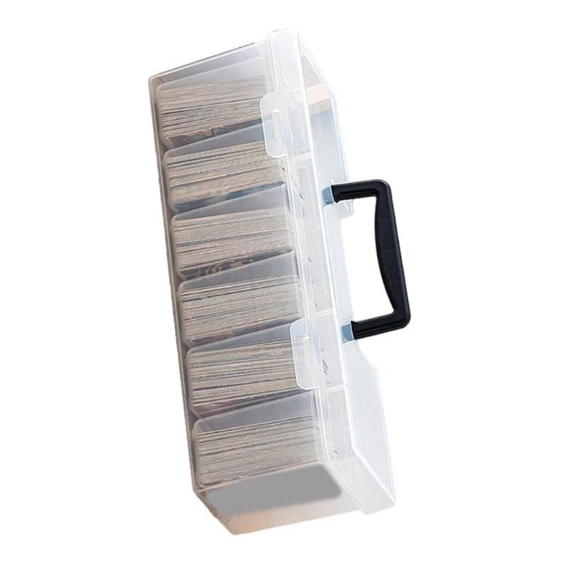 مربع تخزين بطاقات التداول واضحة من منظمي البطاقات الرياضية أكريليك الرياضية أكريليك #5