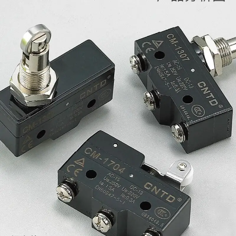 5Pcs CNTD Horizontal Limit Switch Micro Switch CM-1701 CM-1702 CM-1703 CM-1704 CM-1705 CM-1706 CM-1743