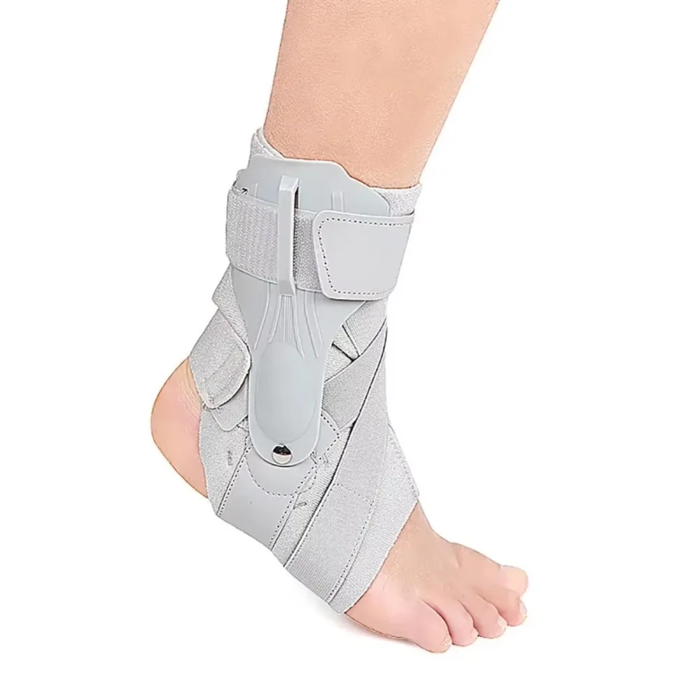1pc New Quick Lace Up Ankle Brace Lightweight Slim Fit Ankle Support Wrap Adjustable Compression Foot Support for Sprained Ankle