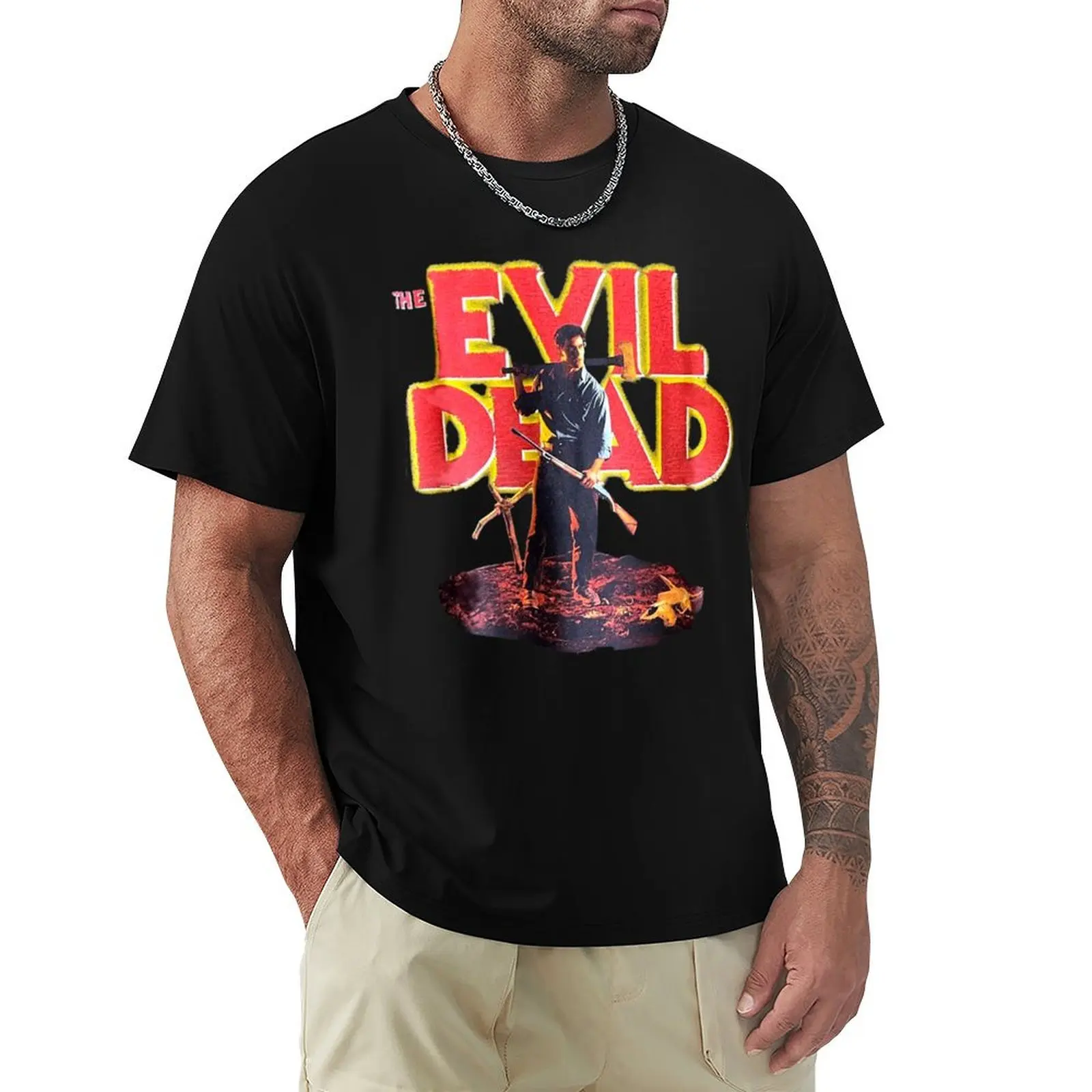 

Scary Evil Dead Horror T-Shirt valentines boutique clothes basketball graphic tees anime shirts men