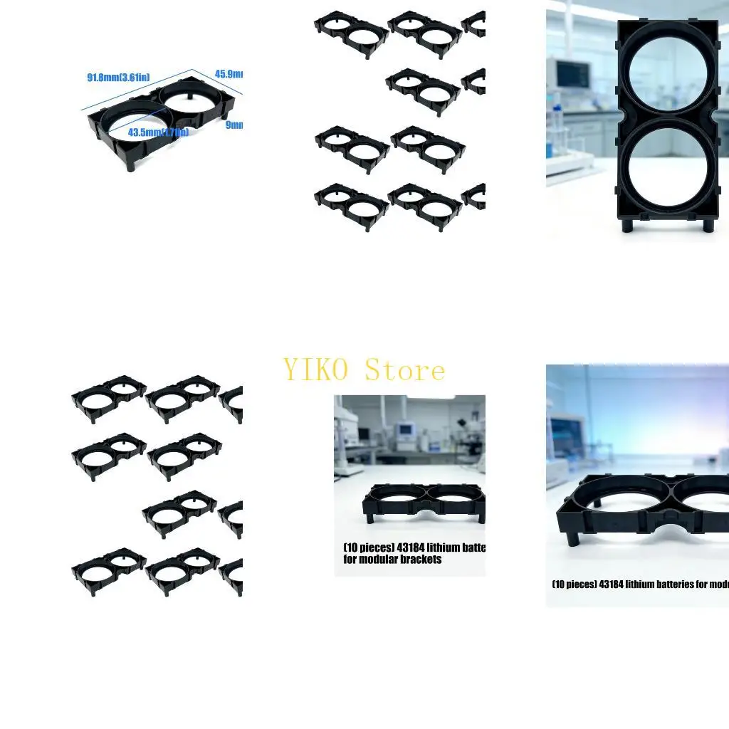 K32C Together Battery Holder for 43184 Lithium Cells Lightweight ABS Organizers