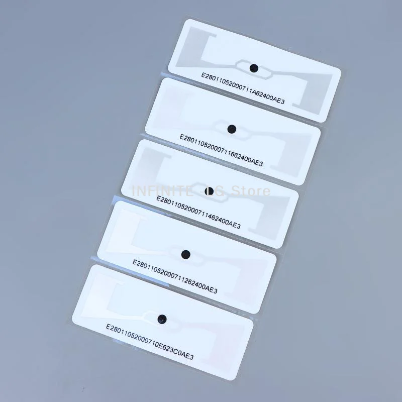 RFID Tag UHF Sticker Vehicle Windshield EPC 6C 860-960Mhz Waterproof Sunscreen Anti-tear Adhesive Passive Printable RFID Label