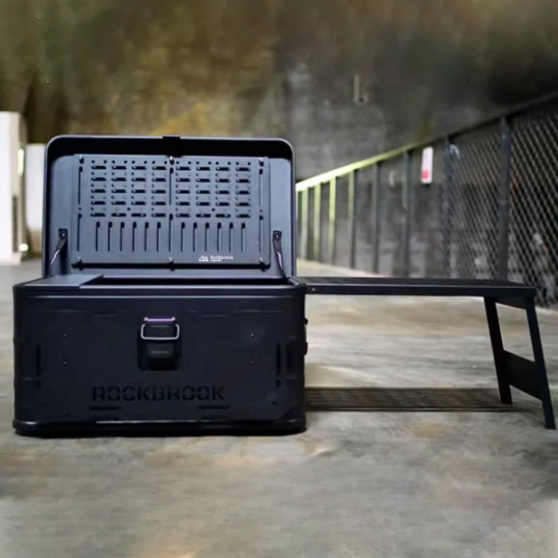 Outdoor Large Capacity Storage Box Sturdy Durable Wear-resistant Multi-functional Box Pressure-resistant Camping Supplies