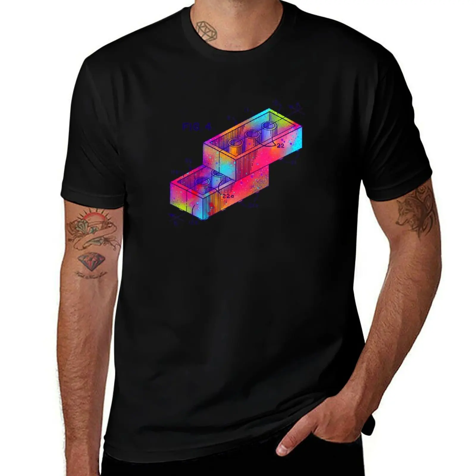 

The Brick T-Shirt t shirts for man graphic cars t shirt for man 100 percent cotton